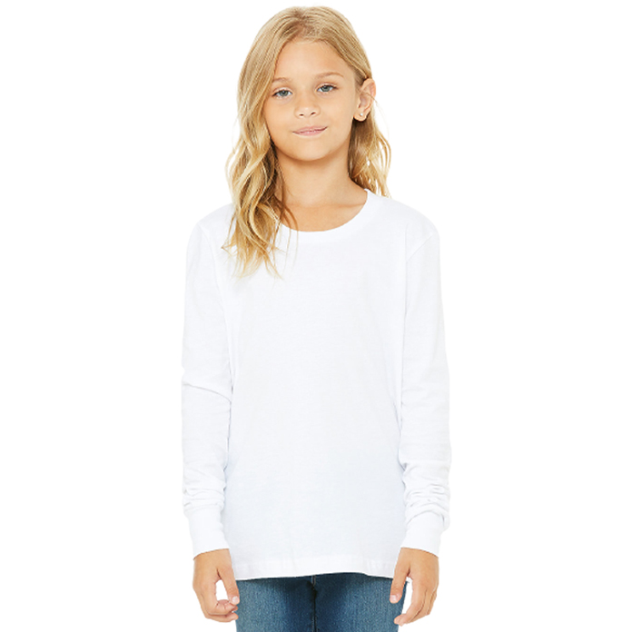 Bella + Canvas Youth Jersey Long Sleeve Tee